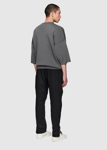 Merino Box Sleeve Knit - Inky Grey