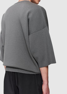 Merino Box Sleeve Knit - Inky Grey