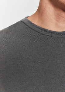 Merino Box Sleeve Knit - Inky Grey